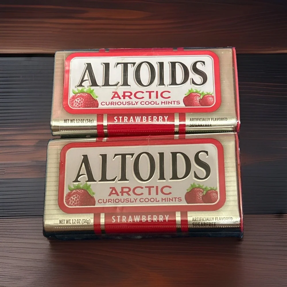 Altoids Arctic Curiously Cool Mints Strawberry 2 Packs Sealed